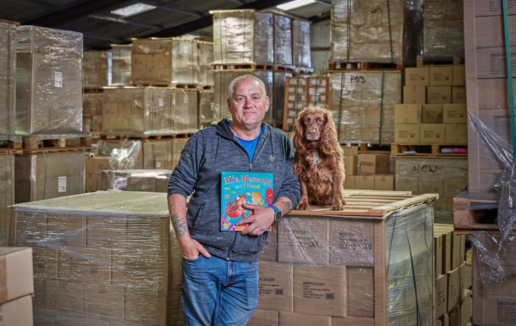 Vince Gander, Warehouse Manager at Brown Watson Publishing